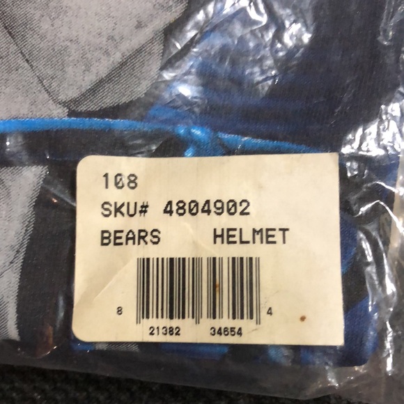 Chicago Bears NFL Ultimate Football Helmet Navy Blue Tee Shirt Men’s Large - Picture 4 of 5